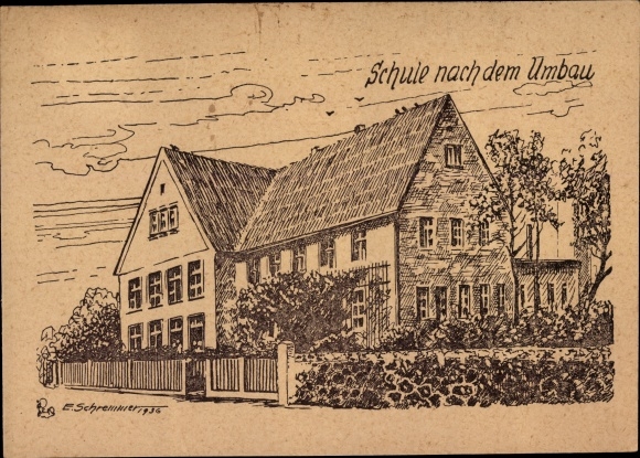Artist PC Lomnitz Wachau Sachsen, school after the conversion