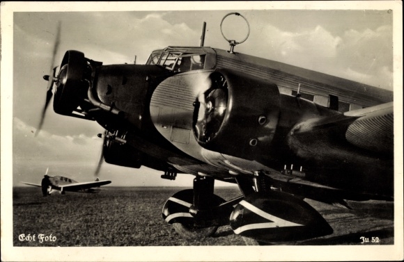 Ak Junkers Ju 52, Luftwaffe, Kampfflugzeug