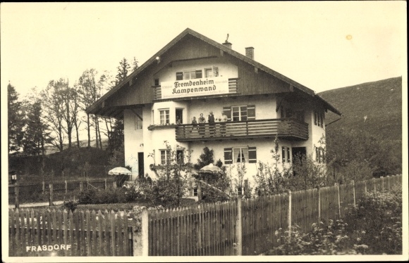 Photo PC Frasdorf in Upper Bavaria, hostel Kampenwand, owner A. Bruckner