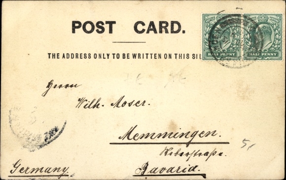 Photo Postcard Great Britain, Villa