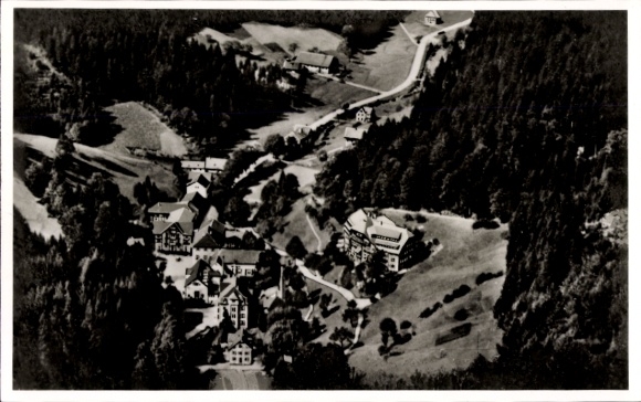 Ak Bad Rippoldsau Schapbach im Schwarzwald, Fliegeraufnahme