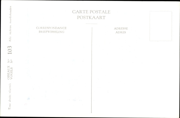 Artist Postcard Dupond, Hub., Falco columbarius, Merlin