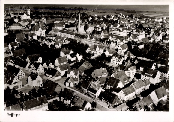 Ak Trossingen auf der Baar, Fliegeraufnahme