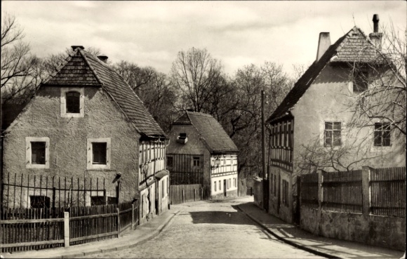 Ak Riesa an der Elbe Sachsen, An der Parkstraße