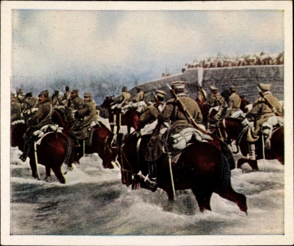 Collecting picture post-war period No. 56 Aug. 1922 Greek-Turkish war, flight d. Greek cavalry