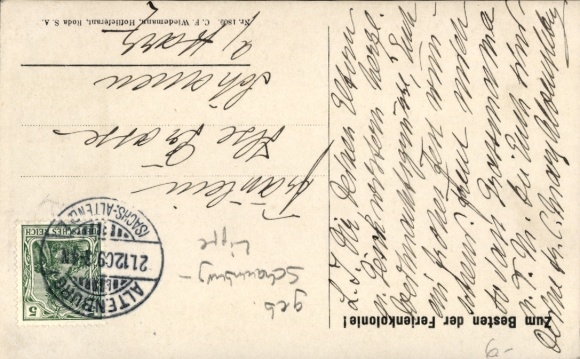 Postcard Duchess Adelheid of Saxony Altenburg