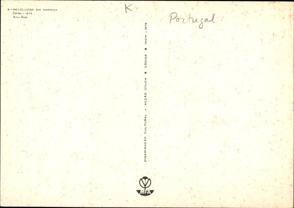 Postcard History Portugal, Revoluciao em Marcha, POVO MFA