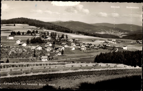 Ak Kammersdorf Geiersthal im Bayerischen Wald, Gesamtansicht
