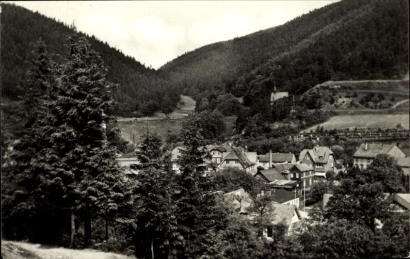 Ak Sitzendorf in Thüringen, Gesamtansicht