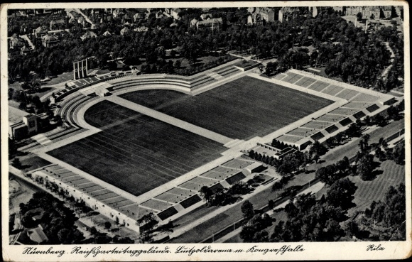 PC Nuremberg in Middle Franconia Bavaria, Nazi Party Rally Grounds, Luitpold Arena, Congress Hall