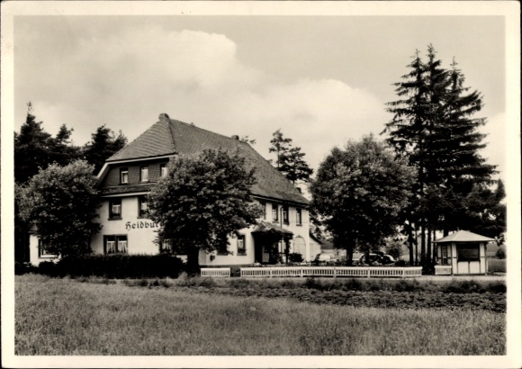 Postcard Elzach in the Black Forest, Pension Heidburg