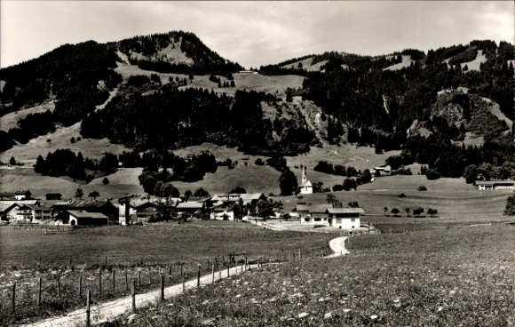 Ansichtkaart Bolsterlang in de Allgäu, algemeen beeld