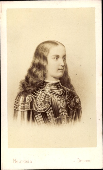 Visiting Card Joan of Arc, Johanna von Orleans