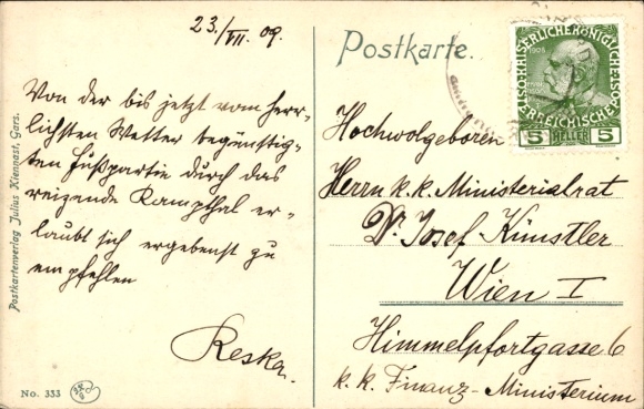Artist Postcard Fidus, Prayer of Light, Naked Boy