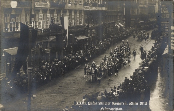 PC Vienna, 23rd Eucharistic Congress, Festive Procession, 1912