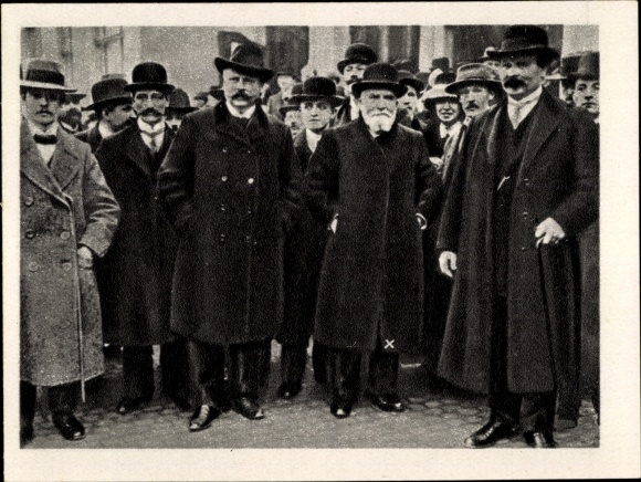 Collection picture history of the German labor movement part II picture 65, Jean Jaures in Berlin 1912