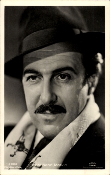 Postcard actor Ferdinand Marian, portrait