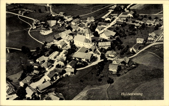 KP Haldenwang w Oberallgäu, zdjęcie lotnicze