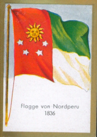 Obraz z kolekcji Obraz flagi Ulmenried nr 191, flaga północnego Peru 1836
