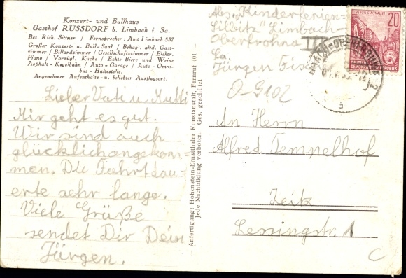 PC Rußdorf Limbach Oberfrohna Saxony, concert and ballroom, R. Sittner, pool table