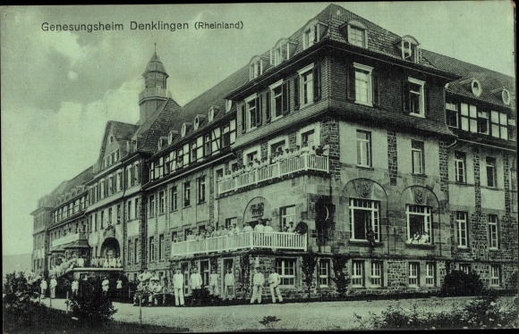 Postcard Denklingen Reichshof Oberbergischer Kreis, convalescent home, military hospital