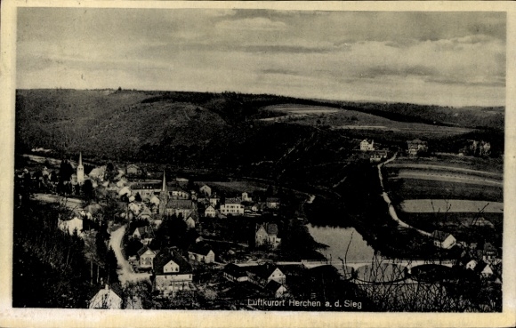 PC Herchen Windeck in the Rhein Sieg district, panorama