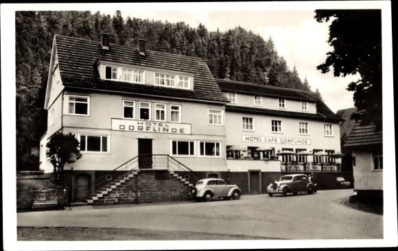 Postcard Grasellenbach in the Odenwald, Hotel Zur Dorflinde