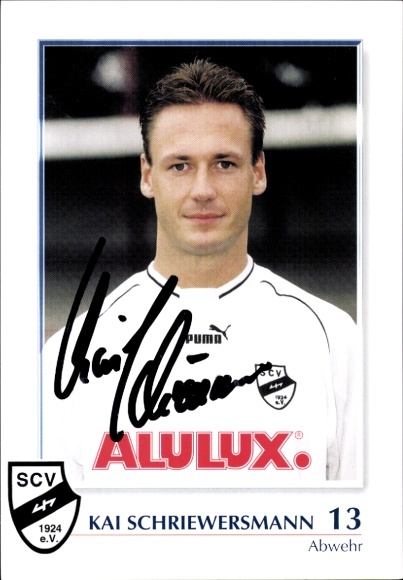 Autogrammkarte Fußballer Kai Schriewersmann, SC Verl, Autogramm