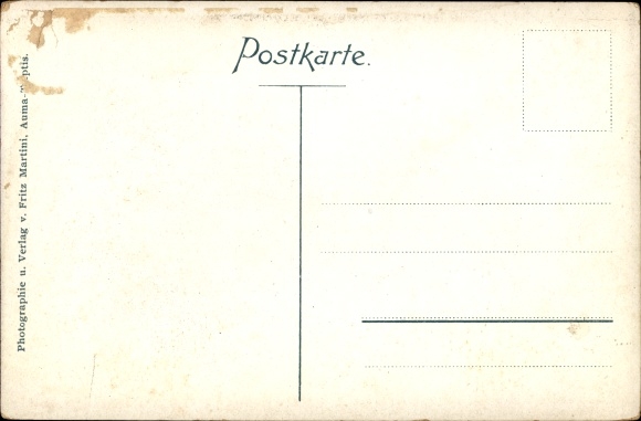 Postcard Unterrenthendorf Renthendorf in Thuringia, Dr. Brehm&#39;s villa, inn, general view