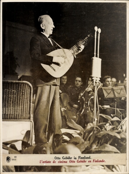 Photo actor Ottogebühr on a stage in Finland