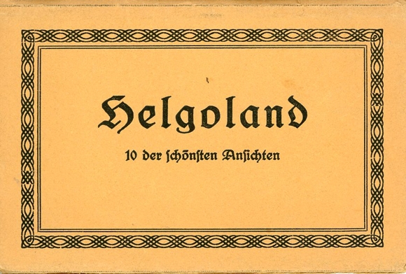 10 Ak  im Umschlag, Nordseeinsel Helgoland, 10 der schönsten Ansichten, Verlag Julius Simonfen