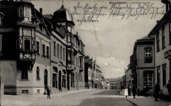 Ak Dingelstädt im Eichsfeld Thüringen, Wilhelmstraße