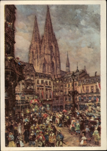 Ak Köln am Rhein, Karneval in der Stadt, Fasching