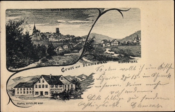 lito Blumenthal Hellenthal w Eifel, widok ogólny, Hotel Eifeler Hof