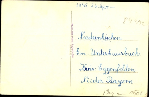 Photo Postcard Niedernkirchen Hebertsfelden Lower Bavaria, overall view