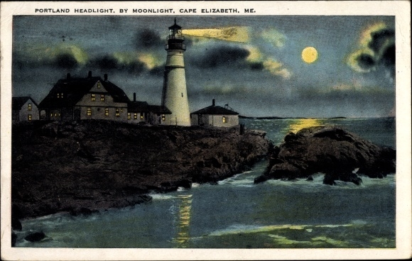 PC Cape Elizabeth Maine USA, Portland headlight