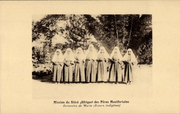 CPA Mission du Shire des Peres Montfortains, Servantes de Marie