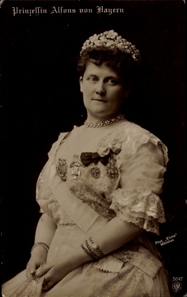 Ak Prinzessin Alfons von Bayern, NPG 5647