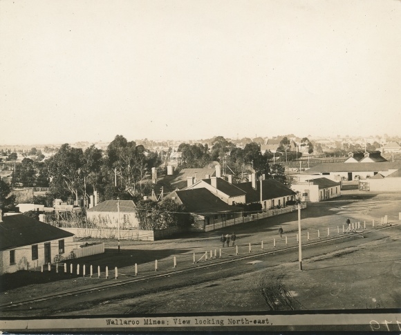 Photo Wallaroo Mines Kadina Australien, View looking North East