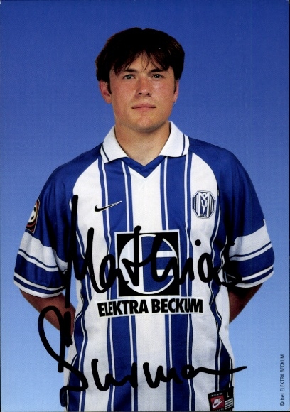 Autogrammkarte Fußballer Matthias Surmann, SV Meppen, Autogramm