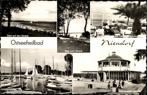 10 alte Ak Niendorf Timmendorfer Strand Schleswig Holstein, diverse Ansichten
