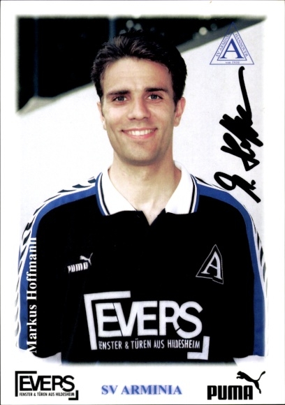 Autogrammkarte Fußballer Markus Hoffmann, SV Arminia Hannover, Autogramm