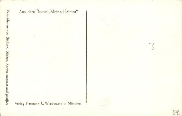 Artist Postcard Ubbelohde, Otto, Do you still think of the castle on the quiet hill, Joseph von Eichendorff