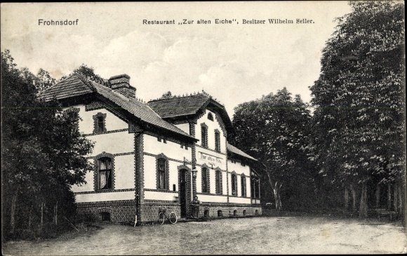 PC Frohnsdorf Treuenbrietzen in Brandenburg, Restaurant Zur alten Eiche, Wilhelm Seiler