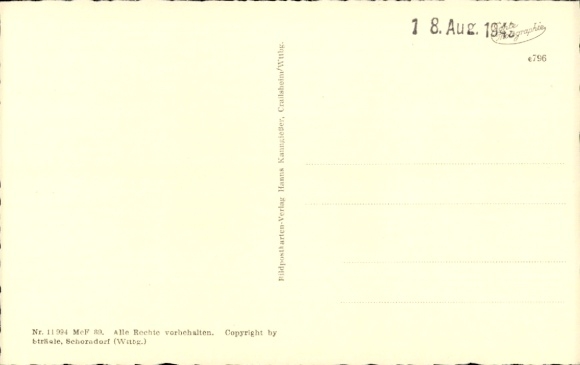 Postcard Buchen in the Odenwald Baden, aerial photograph