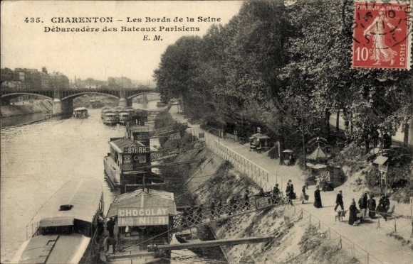 KP Charenton le Pont Val de Marne, molo Bateaux Parisiens