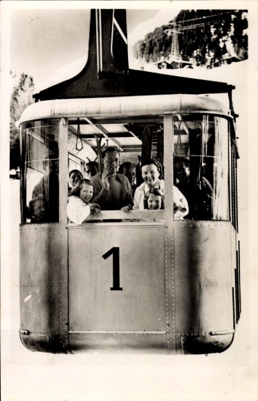 PC St. Anton am Arlberg in Tyrol, Juliana of the Netherlands, Beatrix, Royal Family, Cable Car