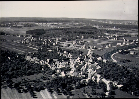 Photo Leinfelden Echterdingen on the Fildern, aerial photograph