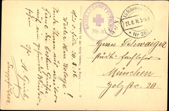 Postcard Brest Litovsk Belarus, Central Station