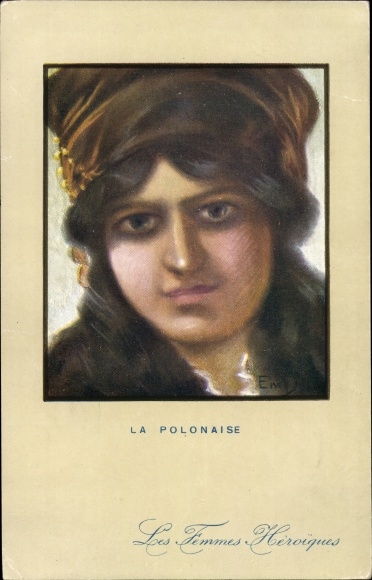 Kunstenaar Ak Dupuis, E., The Heroic Women, The Polish
